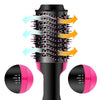 blow dry brush, pink hot brush, slayed beauty, one step blow out brush