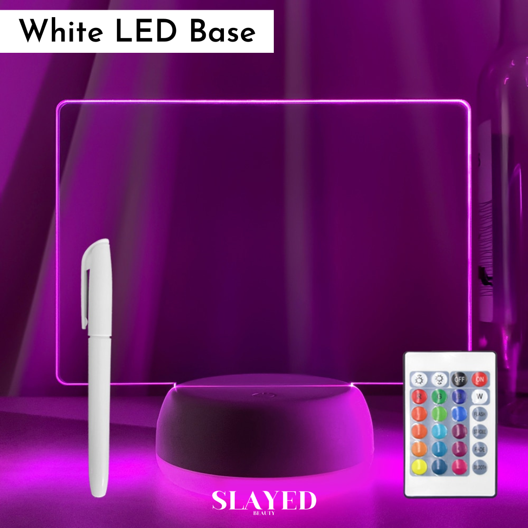 led note pad, led note board, night light, glowpad, home, lifestyle, slayed beauty