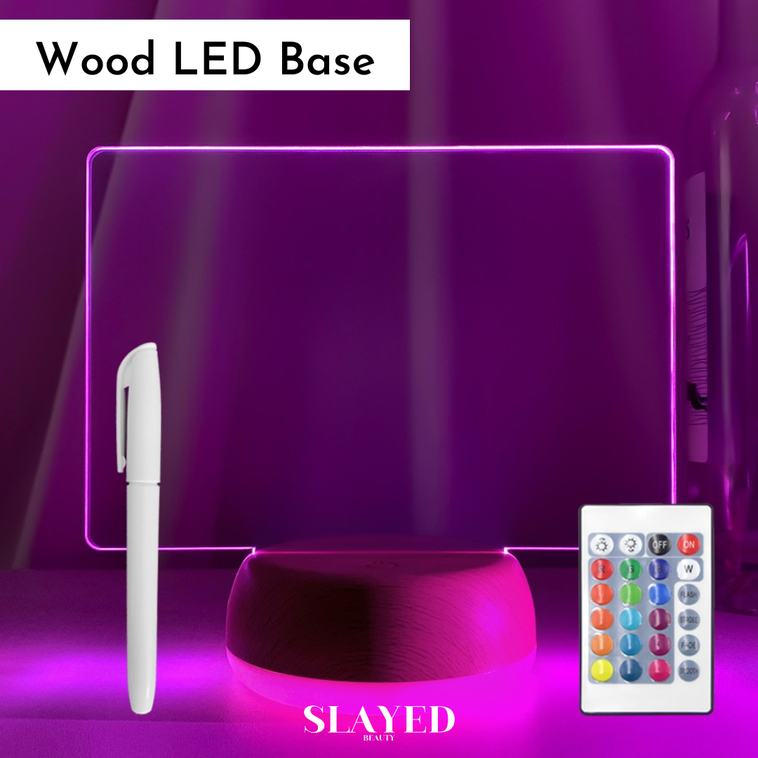 led note pad, led note board, night light, glowpad, home, lifestyle, slayed beauty