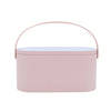 FARASHA BEAUTY Portable Cosmetic Organiser Storage Box With LED Lighting and Mirror Cover.